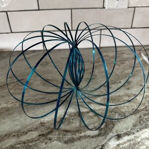 Blue Kinetic Flow Ring